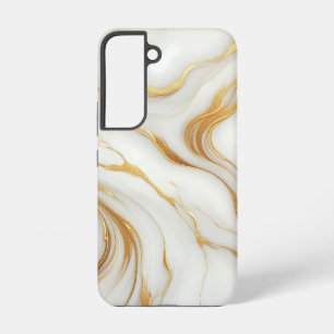 Funda Para Samsung Galaxy S22 Funda Samsung Galaxy S22 de mármol blanco clásico