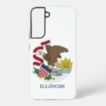 Funda Samsung Galaxy S22 Plus Bandera de Illinois