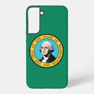 Funda Para Samsung Galaxy S22+ Funda Samsung Galaxy S22 Plus Bandera de Washingto