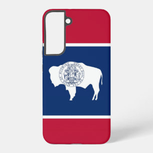 Funda Para Samsung Galaxy S22+ Funda Samsung Galaxy S22 Plus Bandera de Wyoming