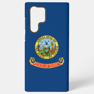 Funda Para Samsung Galaxy S22 Ultra Funda Samsung Galaxy S22 Ultra Bandera de Idaho