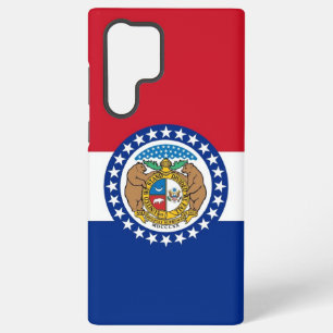 Funda Para Samsung Galaxy S22 Ultra Funda Samsung Galaxy S22 Ultra bandera de Missouri