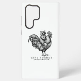 Funda Para Samsung Galaxy S22 Ultra Funda Samsung Mapache Gallo Regalo Divertido