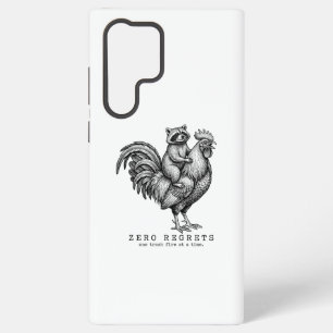 Funda Para Samsung Galaxy S22 Ultra Funda Samsung Mapache Gallo Regalo Divertido