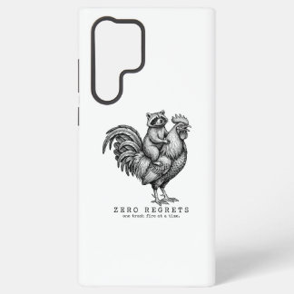 Funda Para Samsung Galaxy S22 Ultra Funda Samsung Mapache Gallo Regalo Divertido