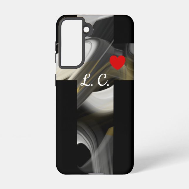 Funda Para Samsung Galaxy Fundas de Samsung Trend Resumen Arte Oro Blanco Ne (Reverso )