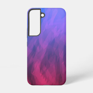 Funda Para Samsung Galaxy S22 Fundas de teléfono geométricas rosadas y púrpuras
