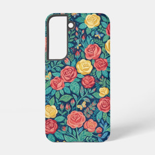Funda Para Samsung Galaxy S22 Fundas para Samsung de Arte Popular Abstracto Rosa