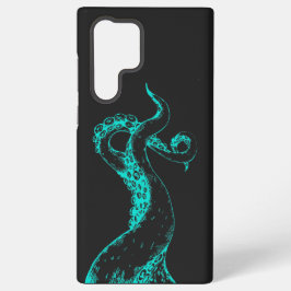 Funda Para Samsung Galaxy S22 Ultra fundas para teléfonos Samsung negras con tentáculo