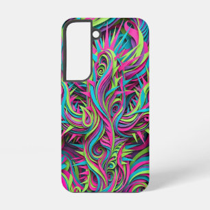 Funda Para Samsung Galaxy S22 Fundas Samsung Abstract Neon Cactus Desert