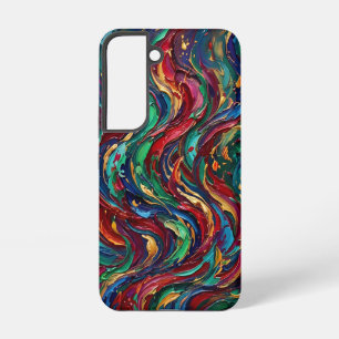 Funda Para Samsung Galaxy S22 Fundas Samsung de danza de fuego de llama abstract