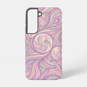 Funda Para Samsung Galaxy S22 Fundas Samsung de fase lunar abstracta en pastel