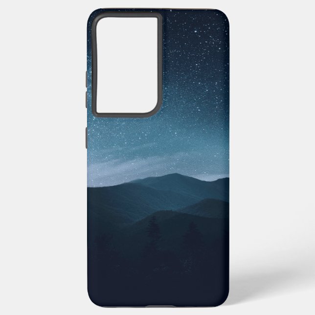 Funda Para Samsung Galaxy Fundas Samsung Galaxy S21 Ultr con cielo estrellad (Reverso )