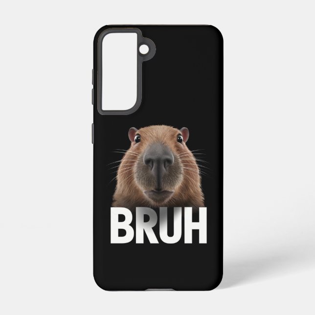 Funda Para Samsung Galaxy Funny Capybara Bruh (Reverso )