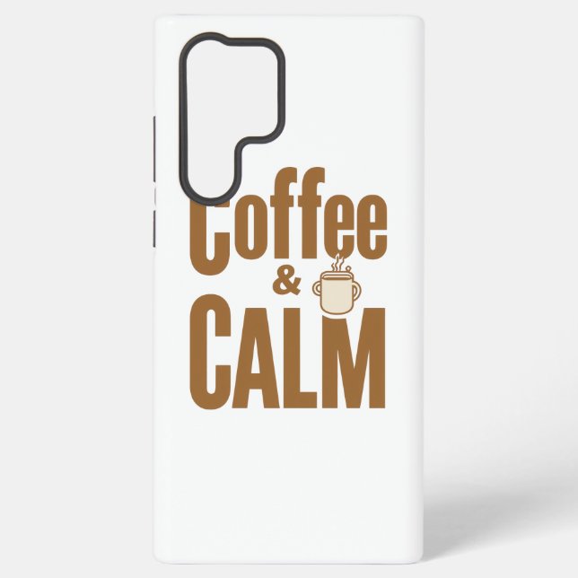 Funda Para Samsung Galaxy Funny Coffee Lover's Zen Quote (Reverso )