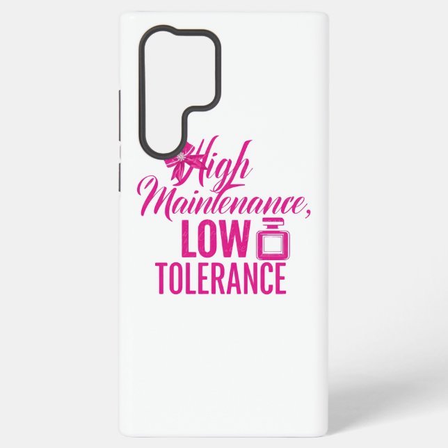 Funda Para Samsung Galaxy Funny Pink Girly Attitude Quote (Reverso )