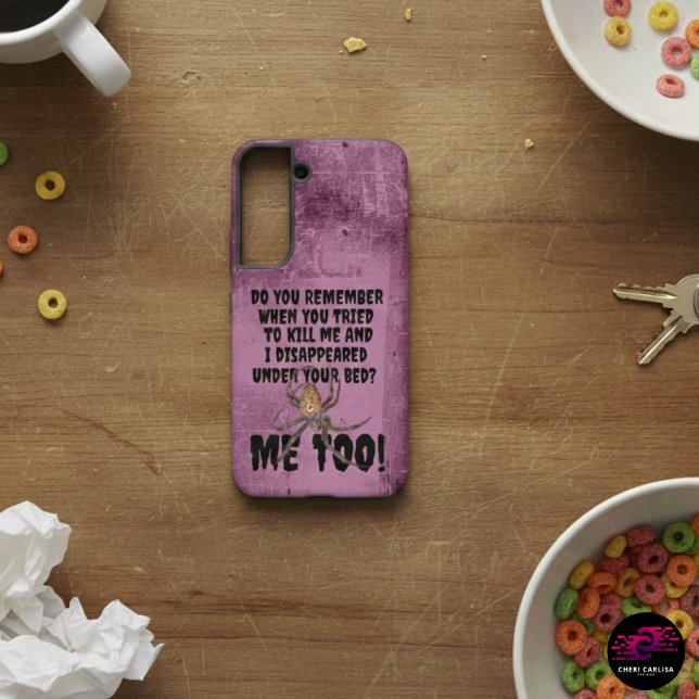 Funda Para Samsung Galaxy Funny Spider Revenge Halloween (Looks cute. Holds grudges.)