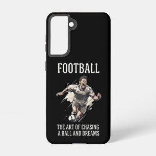 Funda Para Samsung Galaxy S21 Fútbol: El arte de perseguir una pelota y sueños
