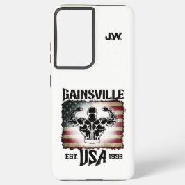 Funda Para Samsung Galaxy S21 Ultra Gainsville USA Doble Biceps Pose Bodybuilding