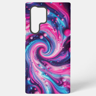 Funda Para Samsung Galaxy S22 Ultra Galaxia Bubblegum - Giro cósmico