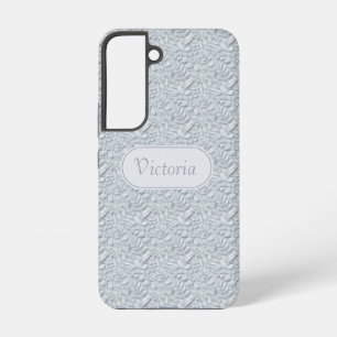 Funda Para Samsung Galaxy S22 Galaxy S22  Floral Blanco Falso Cuero 