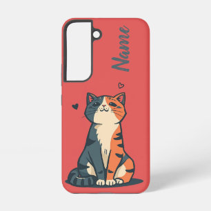 Funda Para Samsung Galaxy S22 Garras Hermanas Gato Personalizado para Amantes