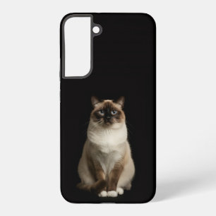 Funda Para Samsung Galaxy S22+ Gato Birmano Negro 4 Luxe Galaxy S22 Plus