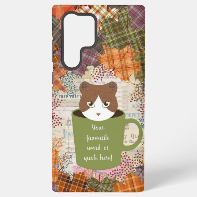 Funda Para Samsung Galaxy Gato de caída rota (Reverso )