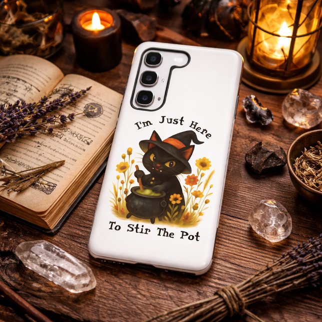 Funda Para Samsung Galaxy Gato de Halloween - Estoy aquí para remover la oll (Subido por el creador)