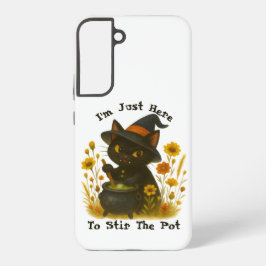 Funda Para Samsung Galaxy S22+ Gato de Halloween - Estoy aquí para remover la oll