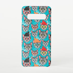 Funda Para Samsung Galaxy S10 Gato en el gorra