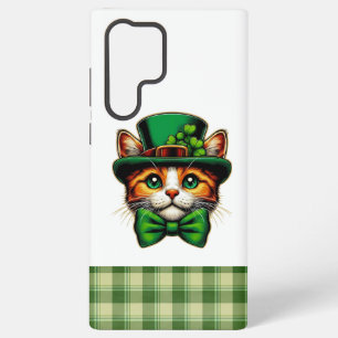 Funda Para Samsung Galaxy S22 Ultra Gato/Gatito lindo día de San Patricio