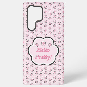 Funda Para Samsung Galaxy S22 Ultra Gato Rosa Lindo Hola Preciosa