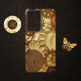 Funda Para Samsung Galaxy S21 Ultra Gears Steampunk