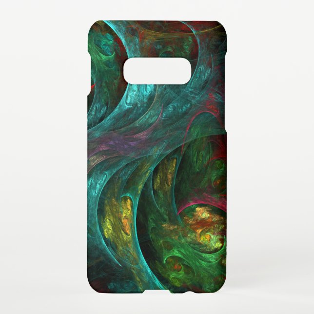 Funda Para Samsung Galaxy Génesis Nova Resumen Arte Matte (Reverso)