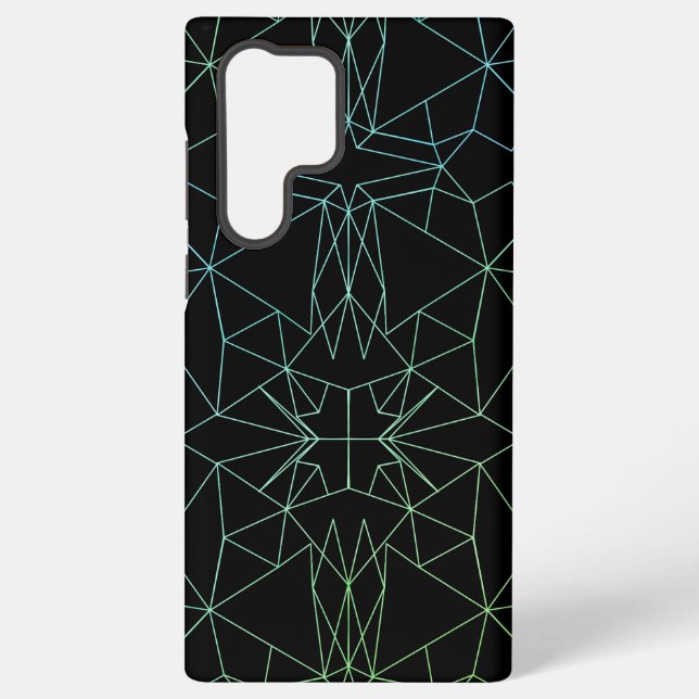 Funda Para Samsung Galaxy Geometría cristalina 2 estuche de teléfono inspira (Reverso )
