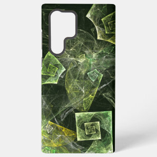 Funda Para Samsung Galaxy S22 Ultra Geometría Fractal de Luz en Equilibrio Retorcido A