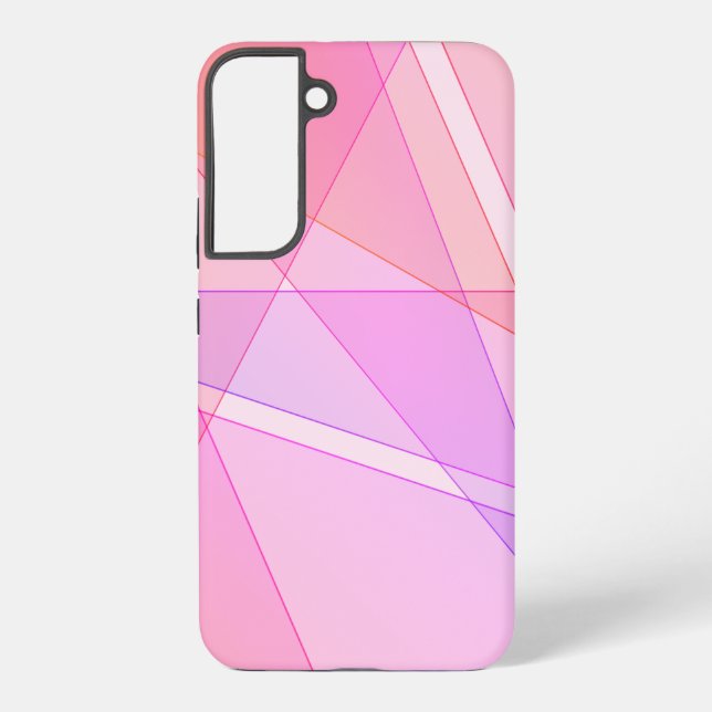 Funda Para Samsung Galaxy Geométrica rosa (Reverso )