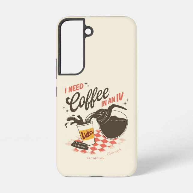 Funda Para Samsung Galaxy Gilmore Girls Luke’s Coffee IV Quote (Reverso )