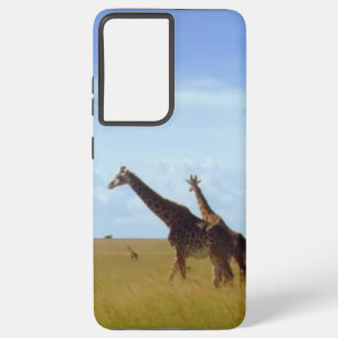 Funda Para Samsung Galaxy S21+ Girafas de Safari Africanas Parque Nacional Nairob