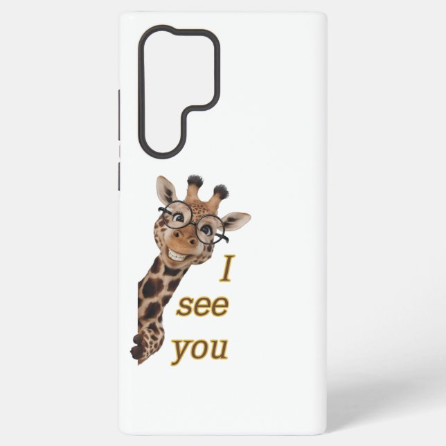 Funda Para Samsung Galaxy Giraffe.Text.Te veo (Reverso )