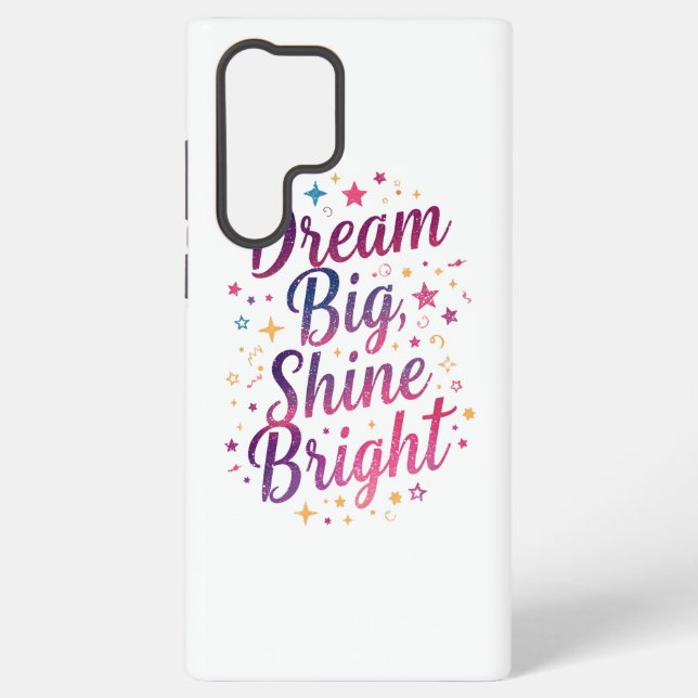 Funda Para Samsung Galaxy Girly Sparkle y Stars Motivation (Reverso )