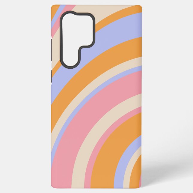 Funda Para Samsung Galaxy giro colorido de onda abstracta (Reverso )