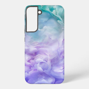 Funda Para Samsung Galaxy S22+ Giro de nubes azul y púrpura