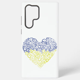 Funda Para Samsung Galaxy S22 Ultra Giro espiral mehandi corazón Colores de la bandera