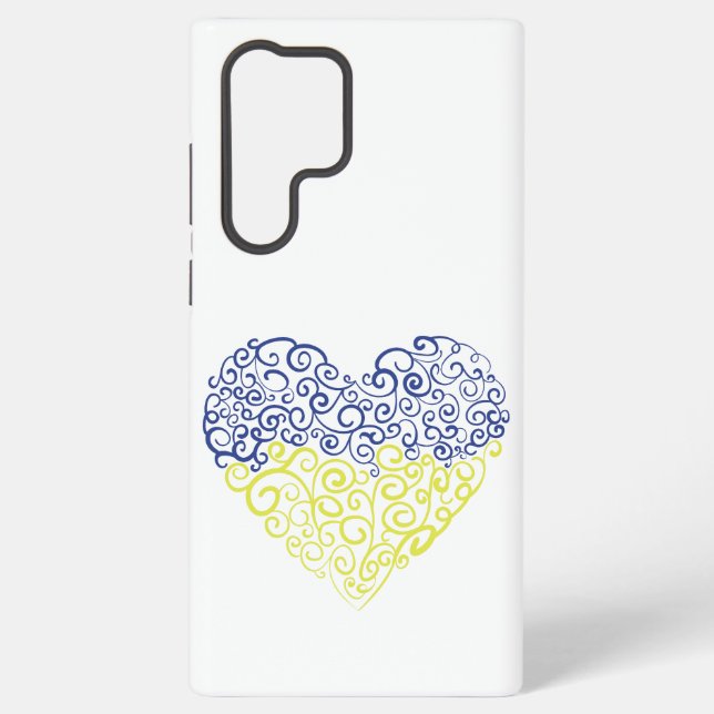 Funda Para Samsung Galaxy Giro espiral mehandi corazón Colores de la bandera (Reverso )