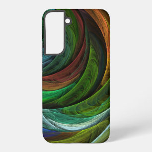 Funda Para Samsung Galaxy S22+ Gloria de Color Moderno Patrón de Arte Abstracto E
