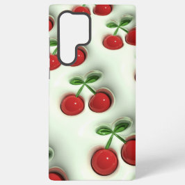 Funda Para Samsung Galaxy S22 Ultra Glossy Cherries – Sweet Modern Elegance phone case