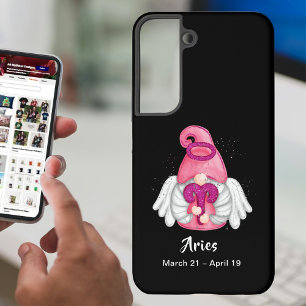 Funda Para Samsung Galaxy S22 Gnome Aries Rótulo de Astrología Angel S22