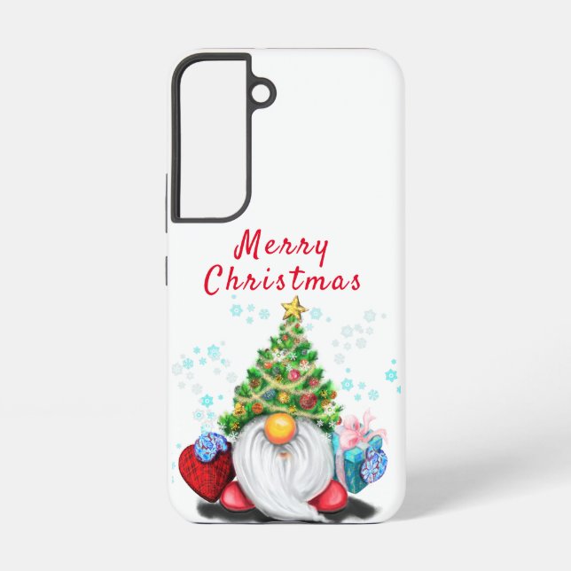 Funda Para Samsung Galaxy Gnome de navidades con regalos del corazón (Reverso )
